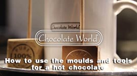 How to use the moulds and tools for a hot chocolate