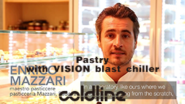 使用 VISION blast chiller 製作糕點