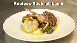 Rack of Lamb in Kopa oven