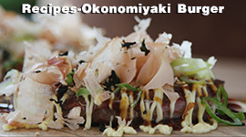Okonomiyaki Burger on KOPA Robata