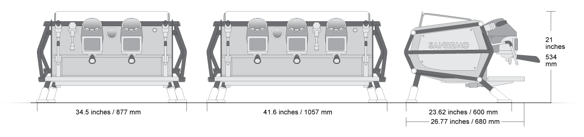 Café Racer機器Layout